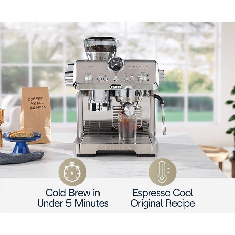 De'Longhi La Specialista Opera EC 9555.M нержавейка