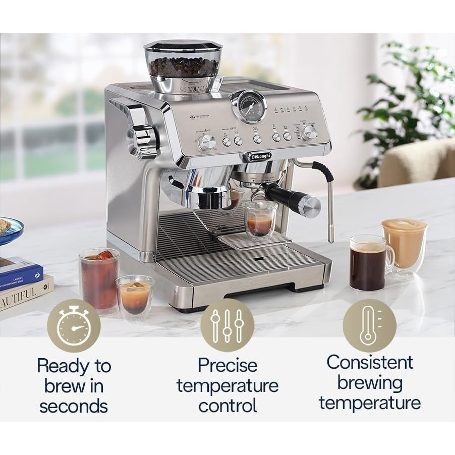 De'Longhi La Specialista Opera EC 9555.M нержавейка