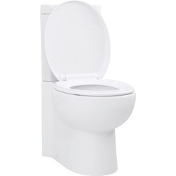 VidaXL Ceramic Bathroom Corner Toilet 141133