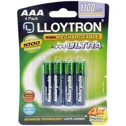 Lloytron 4xAAA 1100mAh