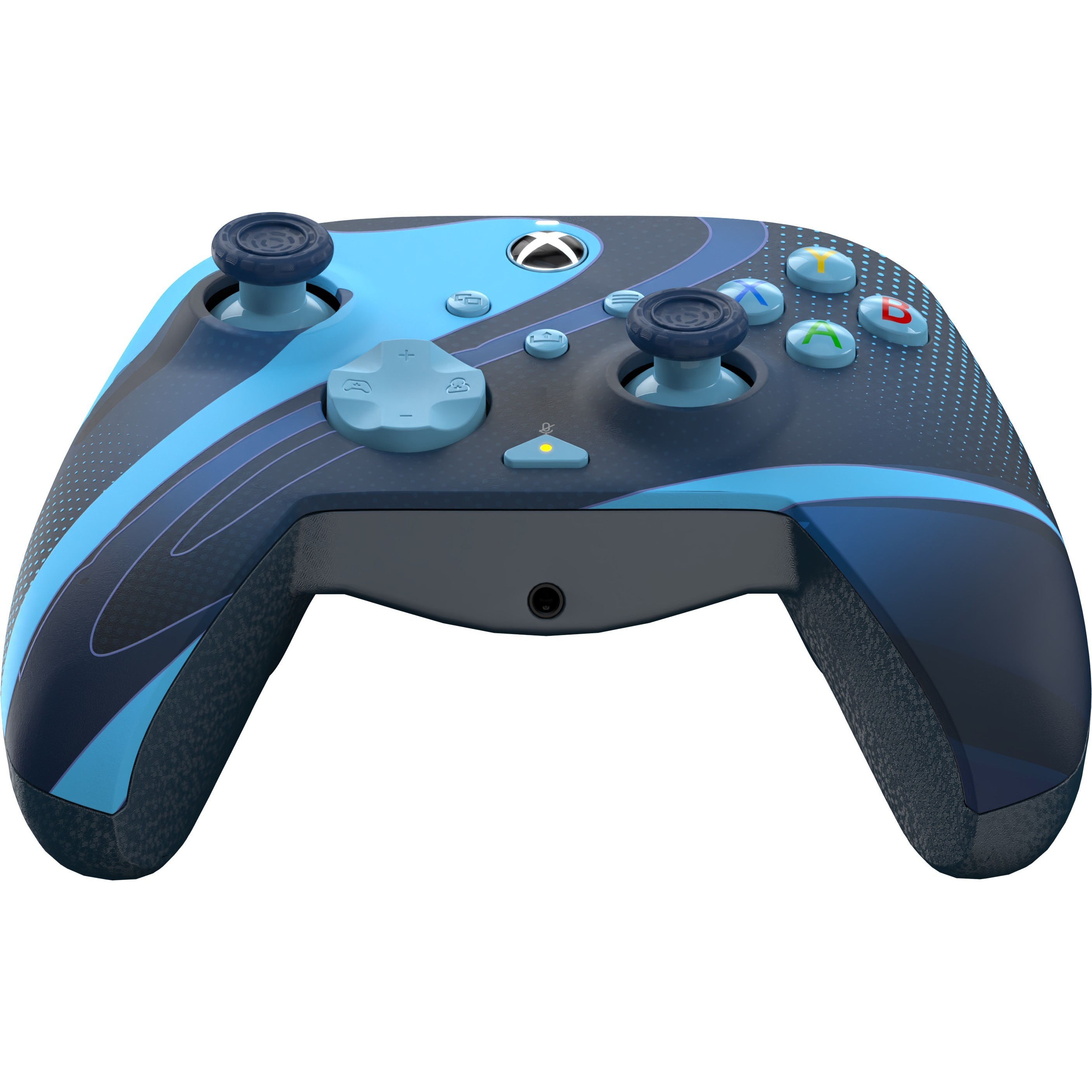 PDP Xbox Series X|S & PC Blue Tide Rematch Glow Advanced Wired Controller
