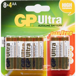 GP Ultra Alkaline  12xAA