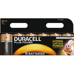 Duracell 6xD Plus Power