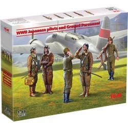 ICM Japanese Pilots and Ground Personnel WWII (1:48)