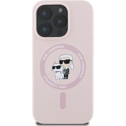 Karl Lagerfeld Slilicone Karl & Choupette Ring Magsafe for iPhone 16 Pro