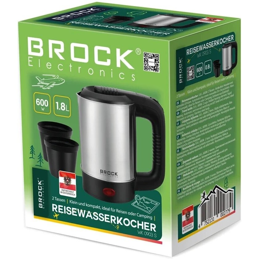 Brock WK 0903 S 600&nbsp;Вт 0.8&nbsp;л  нержавейка