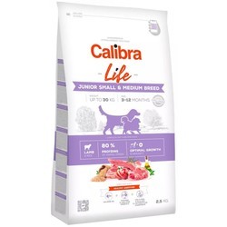 Calibra Life Junior Small\/Medium Lamb 2.5 kg
