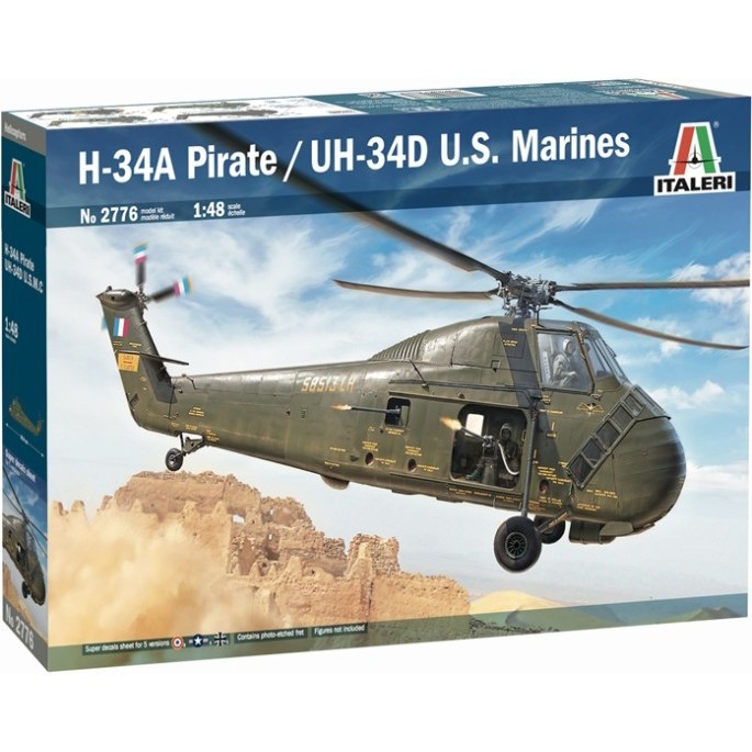 ITALERI H-34A Pirate \/UH-34D U.S. Marines (1:48)