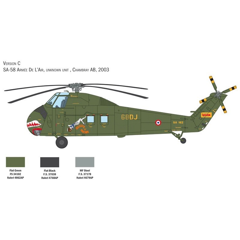 ITALERI H-34A Pirate \/UH-34D U.S. Marines (1:48)