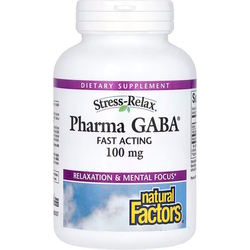 Natural Factors Pharma GABA 100 mg Chewable 120 tab