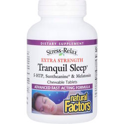 Natural Factors Tranquil Sleep Extra Strength Chewable 60 tab