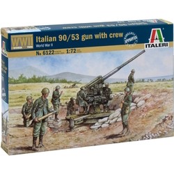 ITALERI Italian 90\/53 Gun With Crew (1:72)