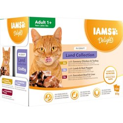 IAMS Delights Land Collection In Gravy 12 pcs