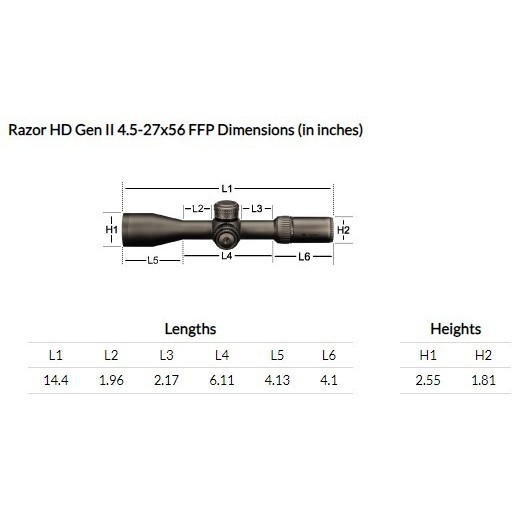 Vortex Razor HD GEN II 4.5-27x56 FFP HORUS H59