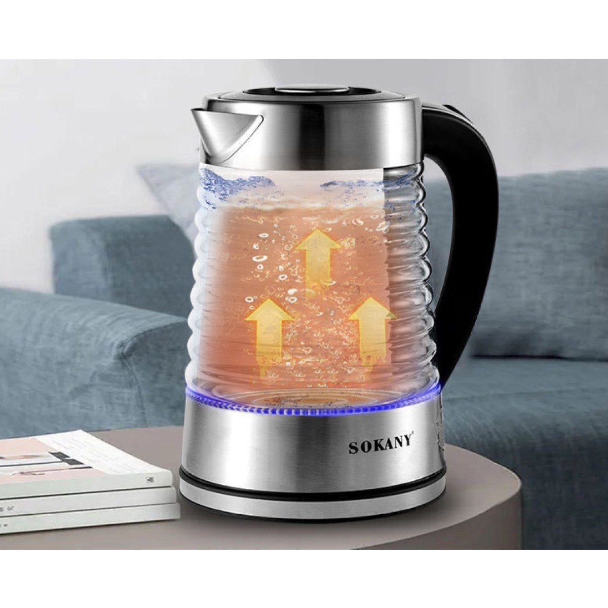 SOKANY SK-1027 2000&nbsp;Вт 2.2&nbsp;л  нержавейка