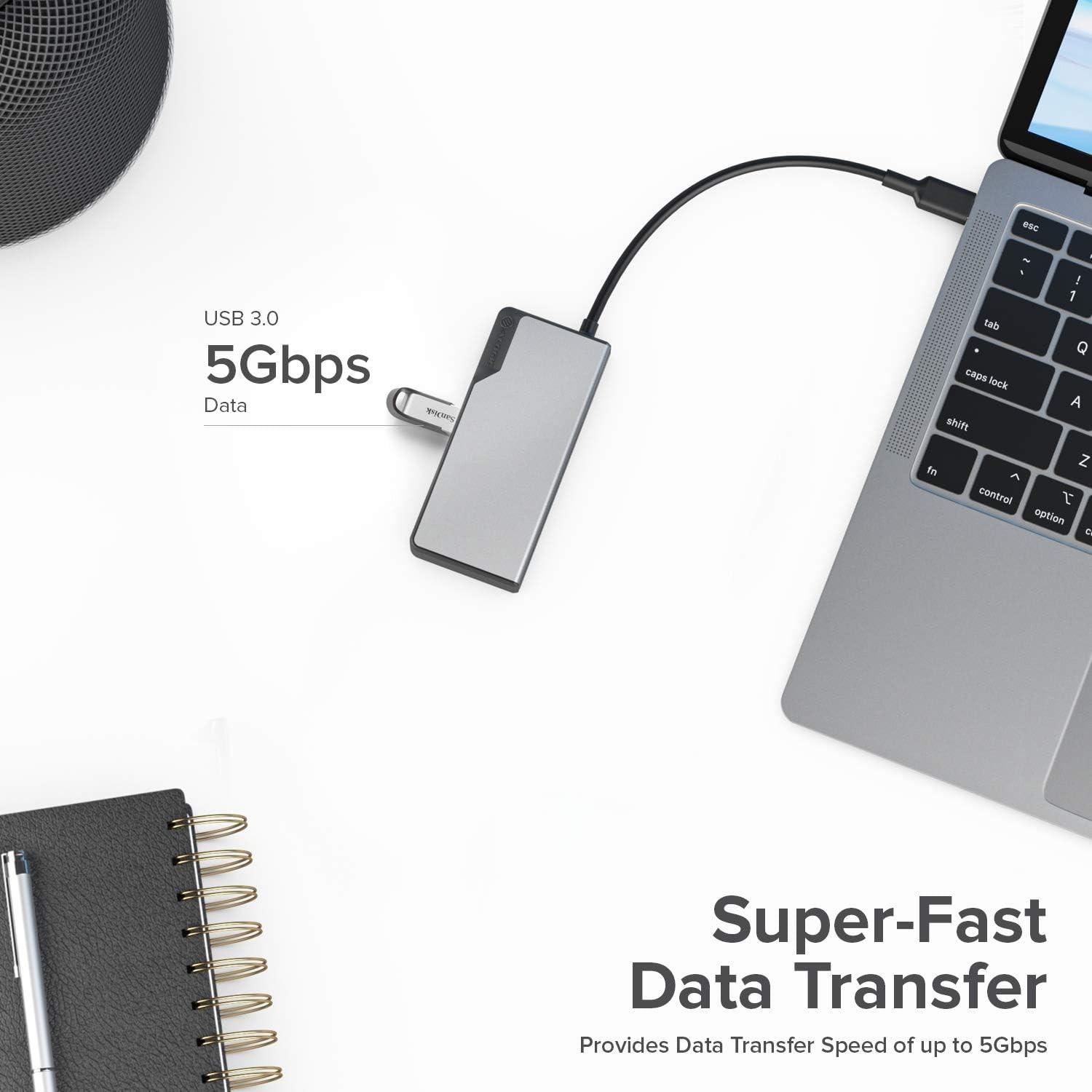 ALOGIC Fusion CORE 5-in-1 USB-C Hub