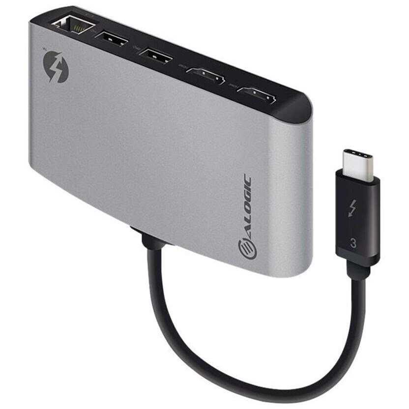 ALOGIC ThunderBolt 3 Dual HDMI PORTABLE Docking Station with 4K
