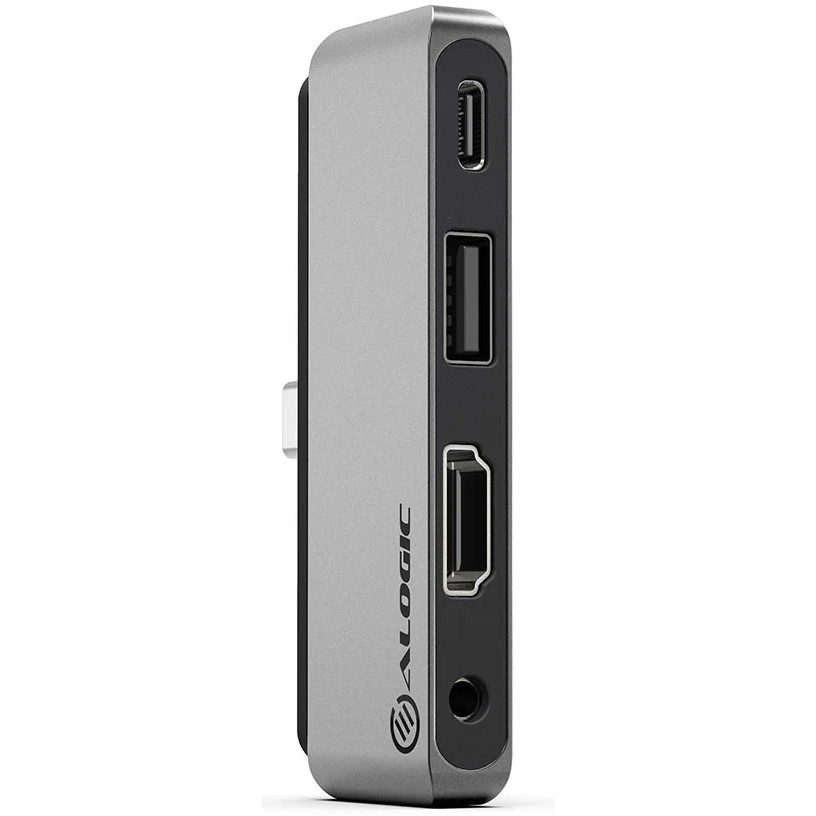 ALOGIC 4-in-1 USB-C Anchor HDMI Hub-USB-A, USB-C (PD 60W), 3.5mm Audio Jack, HDMI 4K@30Hz