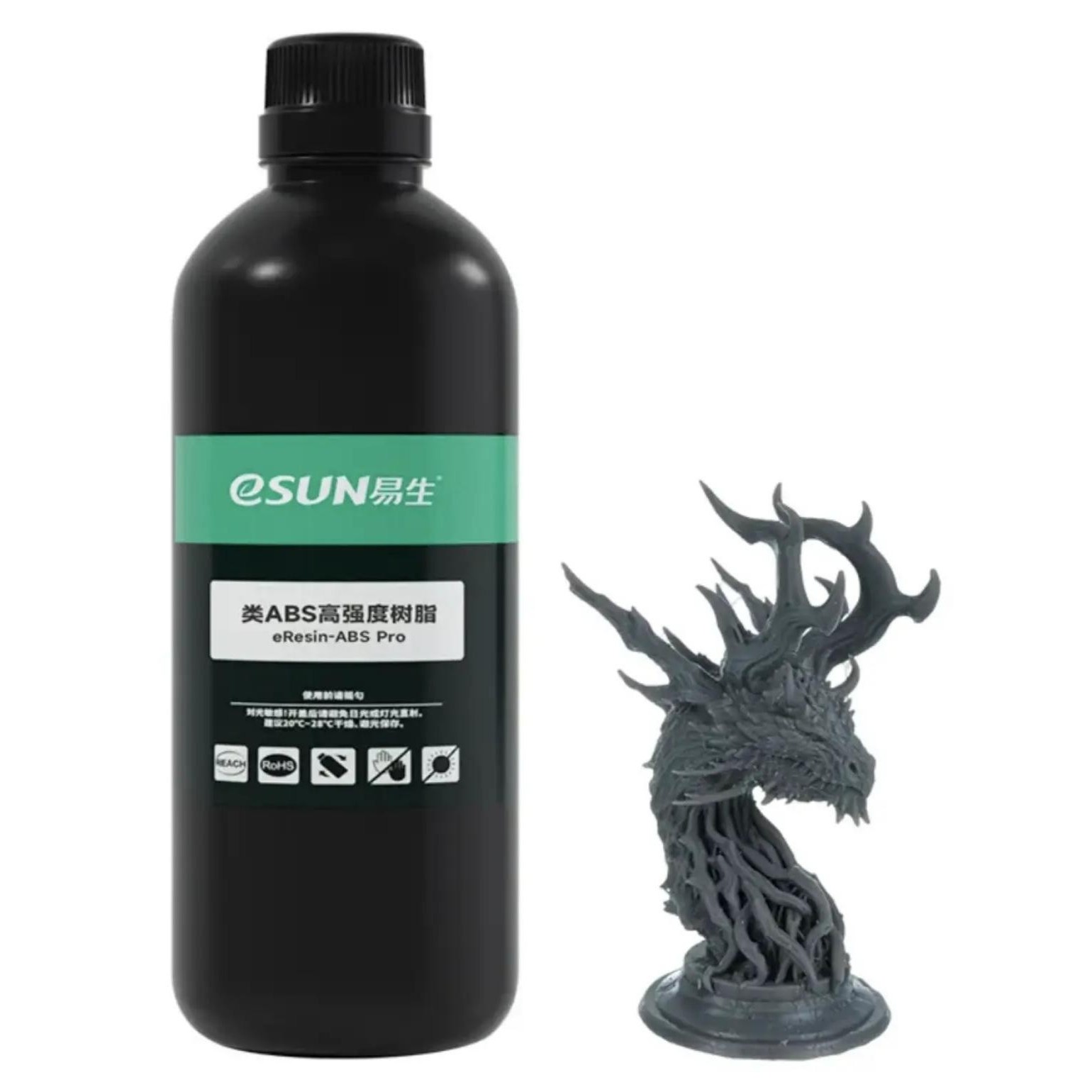 eSUN A200 eResin-ABS Pro Black 1kg 1&nbsp;кг  черный