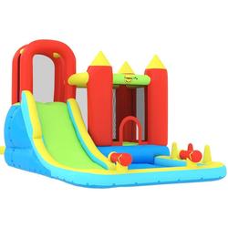 Happy Hop Castle with Slide and Splash Pool