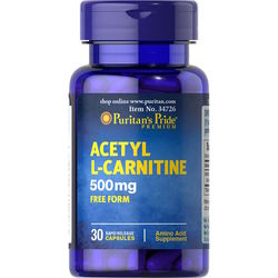 Puritans Pride Acetyl L-Carnitine 500 mg 30 cap 30&nbsp;шт