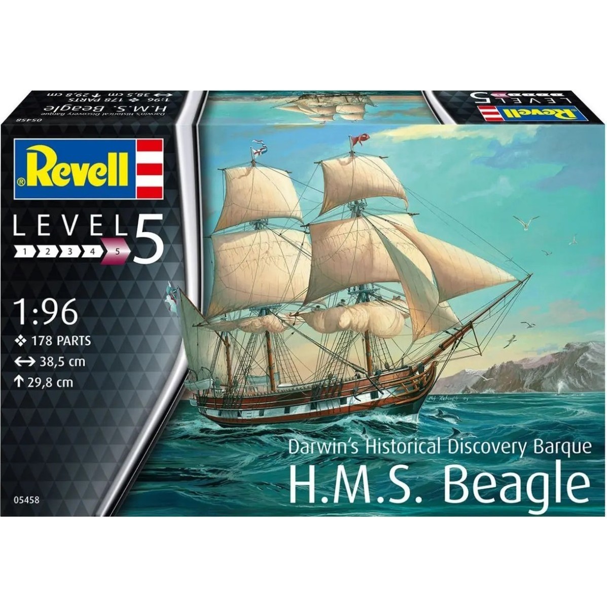 Revell Darwins Historical Discovery Barque H.M.S. Beagl (1:96)