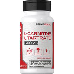 PipingRock L-Carnitine L-Tartrate 500 mg 60 cap 60&nbsp;шт
