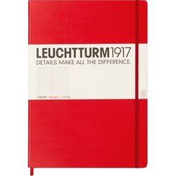 Leuchtturm1917 Squared Master Slim Red