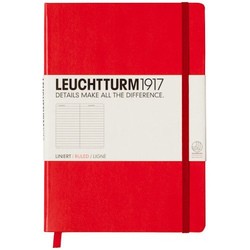 Leuchtturm1917 Ruled Notebook Pocket Red