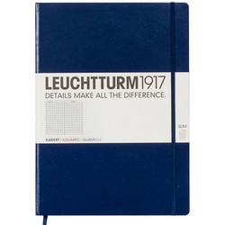 Leuchtturm1917 Squared Notebook Pocket Deep Blue