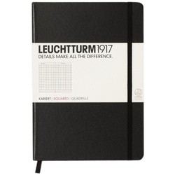 Leuchtturm1917 Squared Notebook Pocket Black