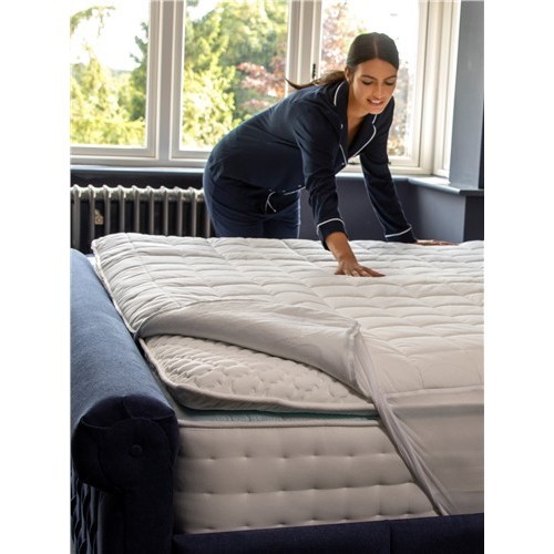 Dream Land Snowed In Organic Cotton Warming Mattress Protector