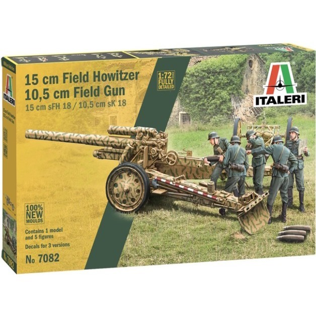 ITALERI 15 cm Field Howitzer \/ 10.5 cm Field Gun (1:72)