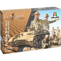 ITALERI Pz.Kpfw.IV F1\/F2\/G With Afrika Korps Infantry (1:35)