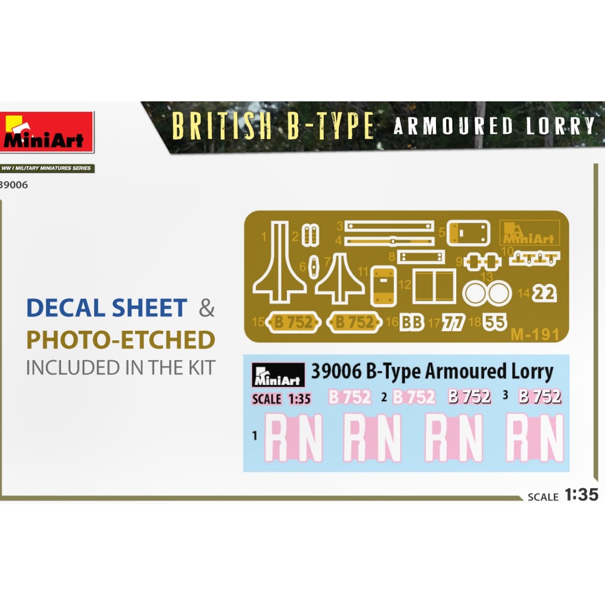 MiniArt British B-Type Armoured Lorry (1:35)
