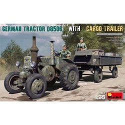 MiniArt German Tractor D8506 with Cargo Trailer (1:35)
