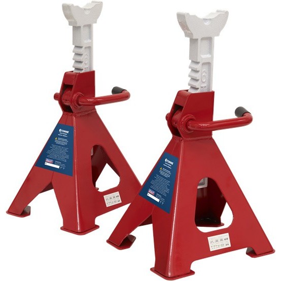 Sealey Ratchet Type Axle Stands (Pair) 6T