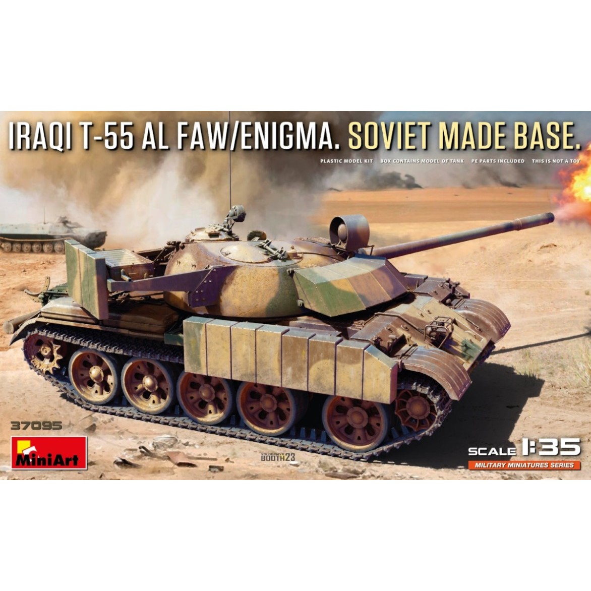 MiniArt Iraqi T-55 Al Faw\/Enigma. Soviet Made Base (1:35)