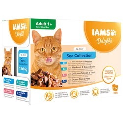 IAMS Delights Sea Collection in Jelly 12 pcs