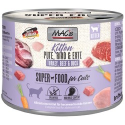 MACs Superfoods Kitten Turkey\/Beef\/Duck 200 g