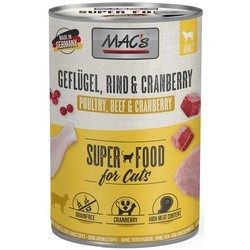 MACs Superfoods Adult Poultry\/Beef\/Cranberry 400 g