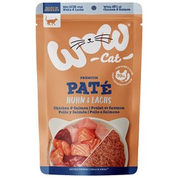 WOW Adult Pure Chicken\/Salmon Pate 125 g