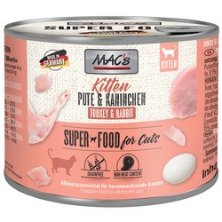 MACs Superfoods Kitten Turkey\/Rabbit 200 g