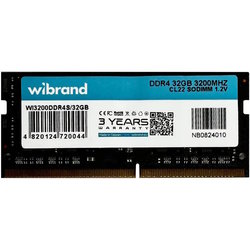 Wibrand SO-DIMM DDR4 1x32Gb WI3200DDR4S/32GB