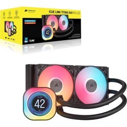 Corsair iCUE LINK TITAN 240 RX LCD Black