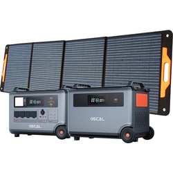 Oscal PowerMax 3600 + BP3600 + Solar Panel 200W