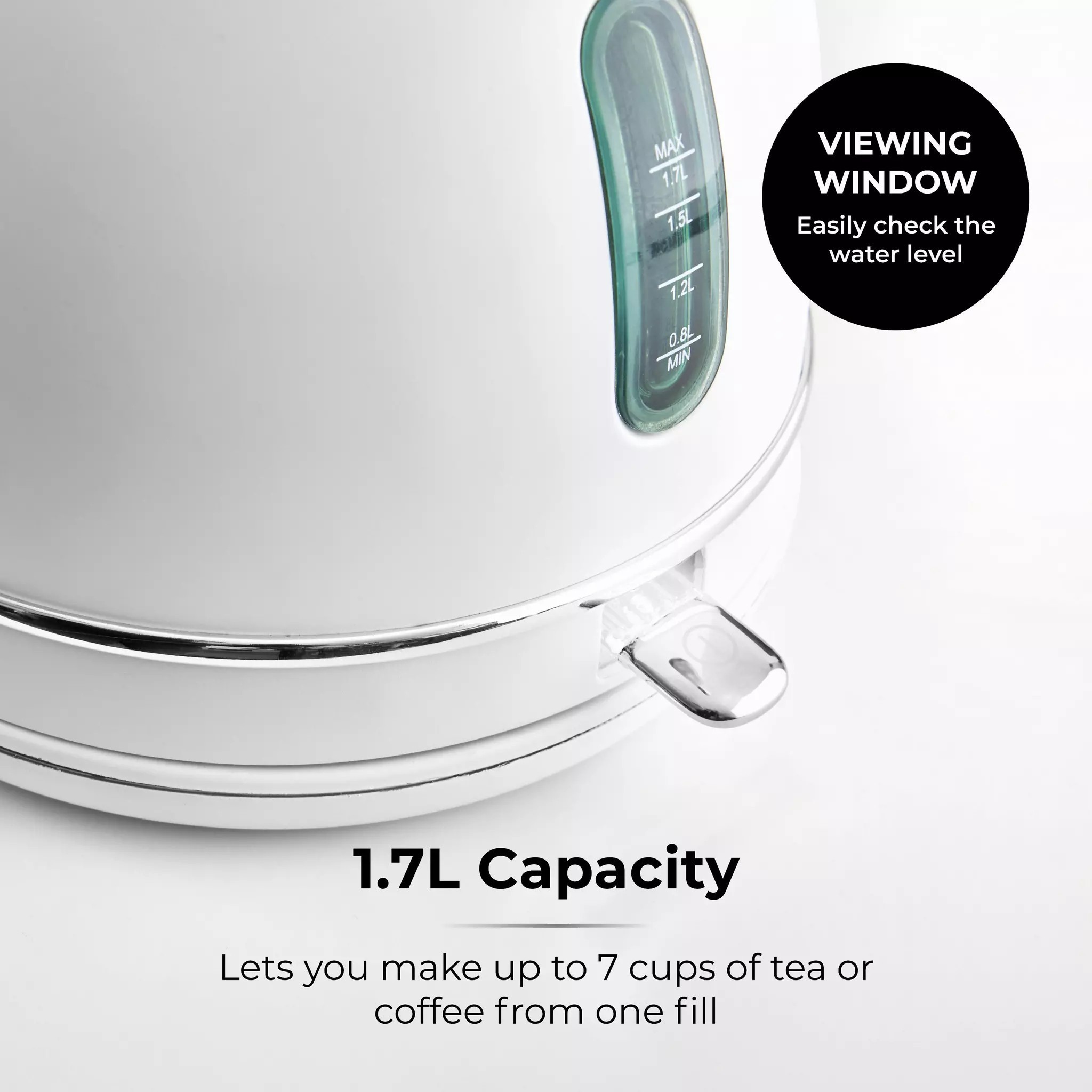 Tower Heritage T10076WHT 3000&nbsp;Вт 1.7&nbsp;л  белый