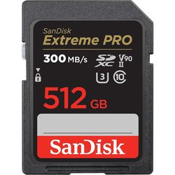 SanDisk Extreme Pro V90 SD UHS-II U3 512&nbsp;ГБ