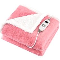 Costway 60''x 50'' Heated Blanket Throw with 10 Heat & 9 Hours