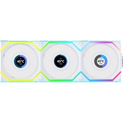 Lian Li Uni Fan SL120 Wireless LCD 3-pack White